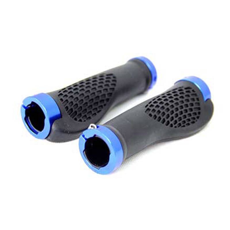 A flat set of blue
